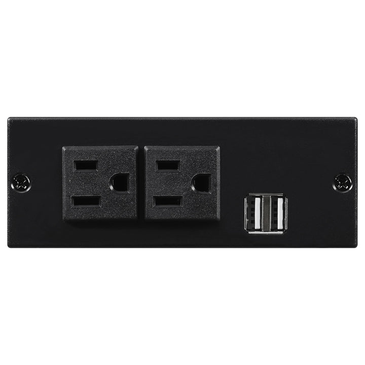 Bahrain 5-piece Upholstered Home Theater Seating Charcoal