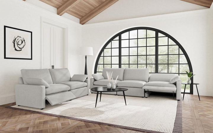 Collins Modular Power Loveseat Grey