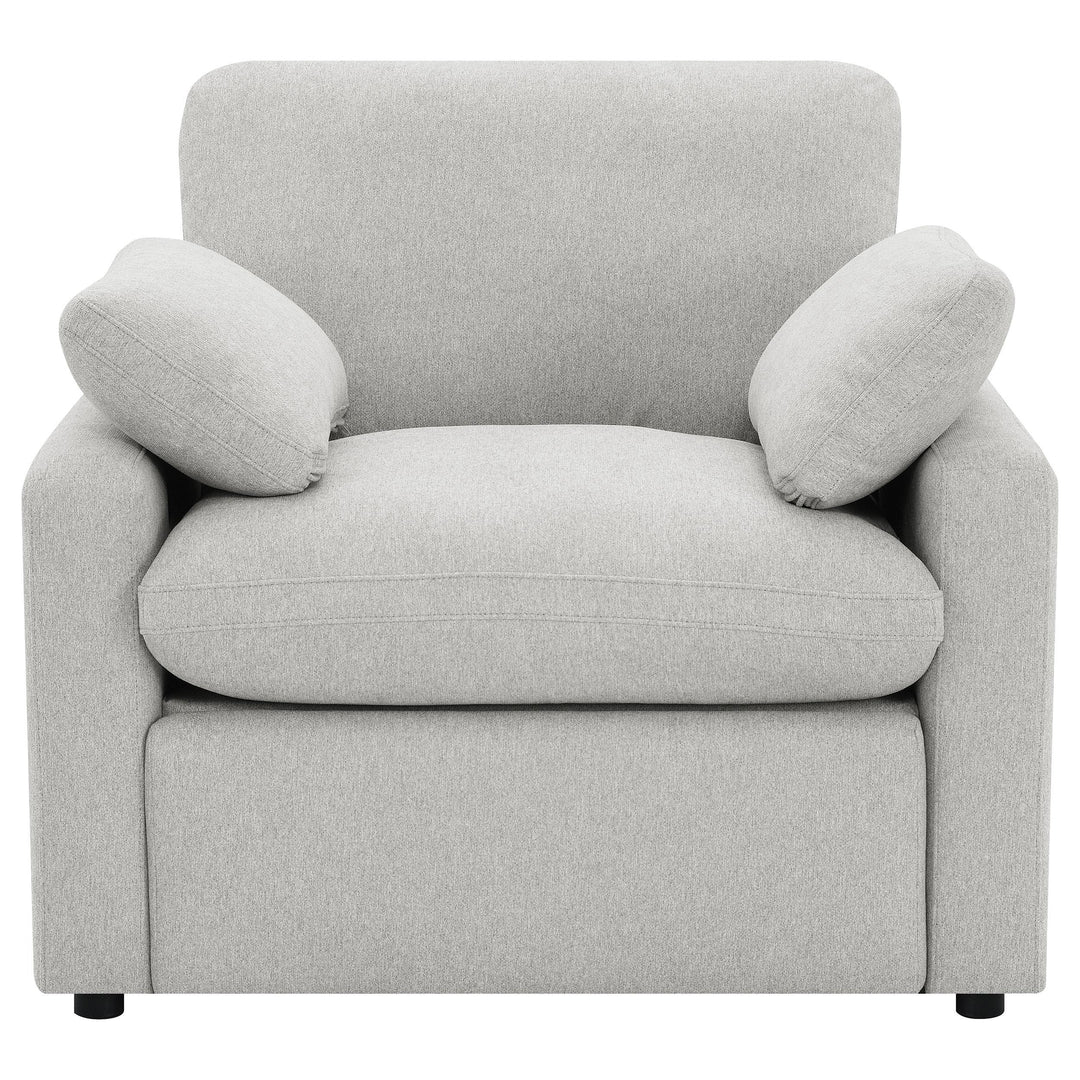 Collins Upholstered Power Recliner Chair Grey