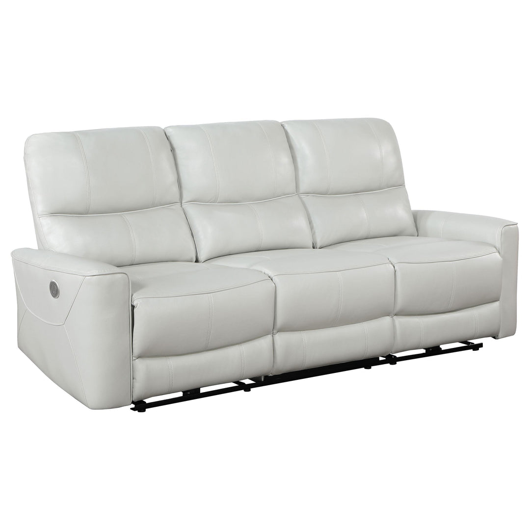 Greenfield 3-piece Power Reclining Sofa Set Dove Grey