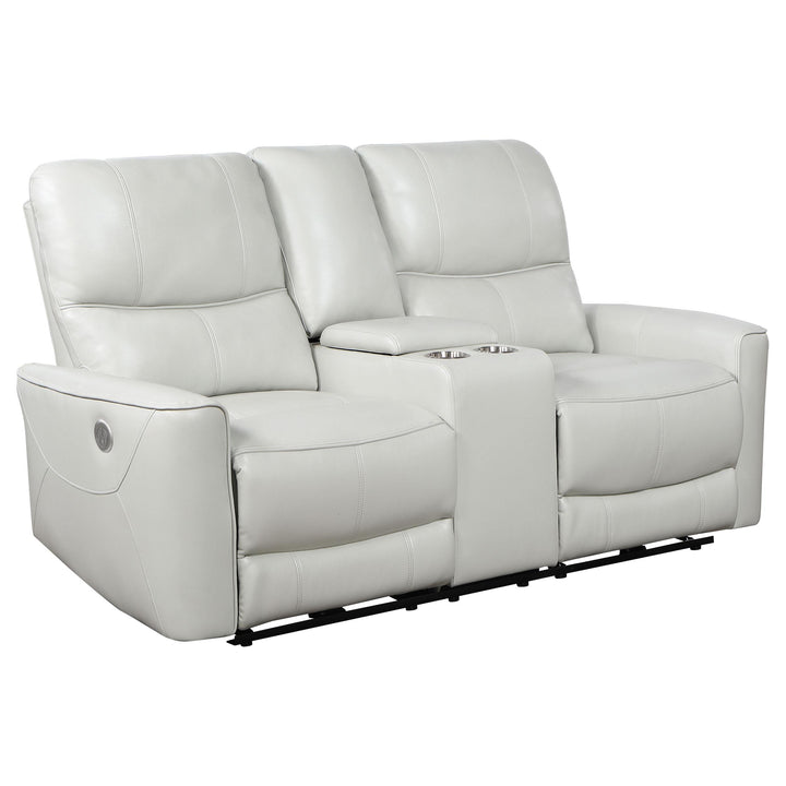Greenfield 3-piece Power Reclining Sofa Set Dove Grey