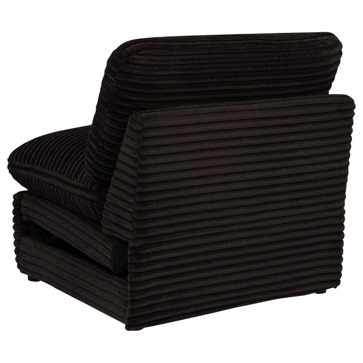 Collins Modular Power Armless Recliner Chocolate Brown