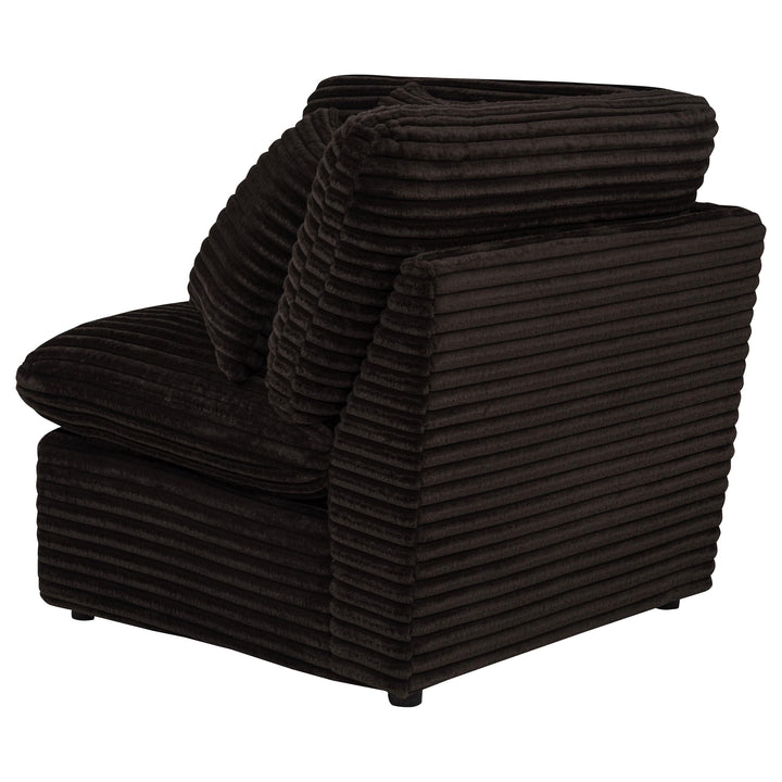Collins Modular Corner Chair Chocolate Brown