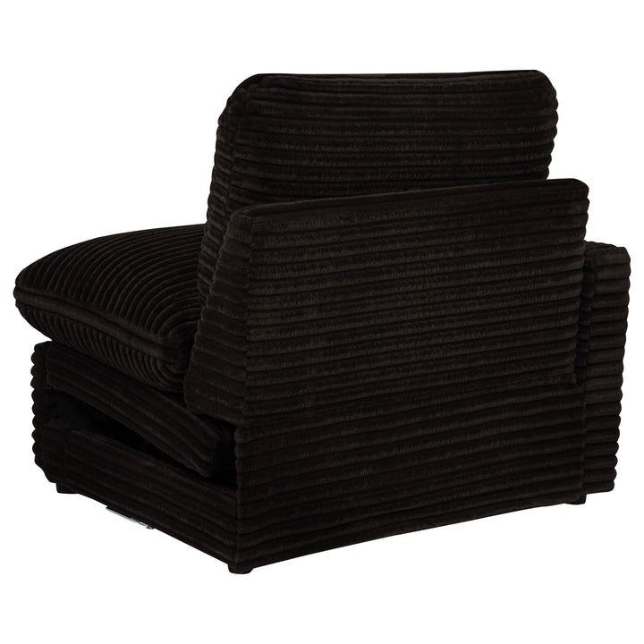 Collins Modular Power Loveseat Chocolate Brown