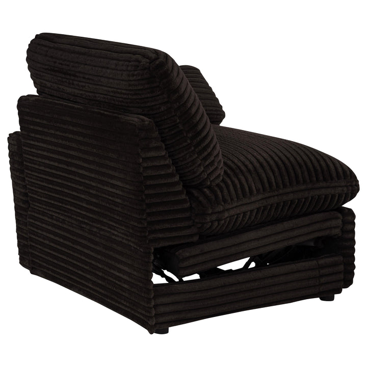 Collins Modular Power Loveseat Chocolate Brown