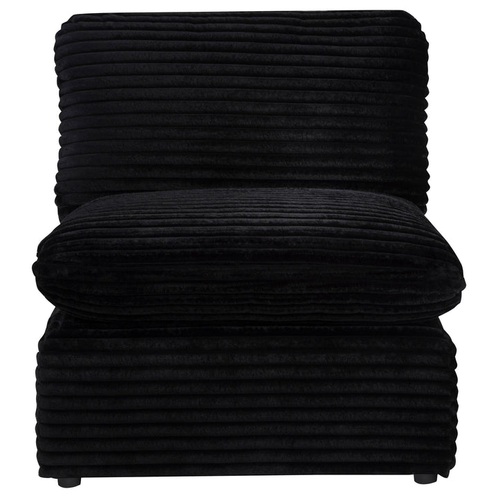 Collins Modular Armless Chair Black