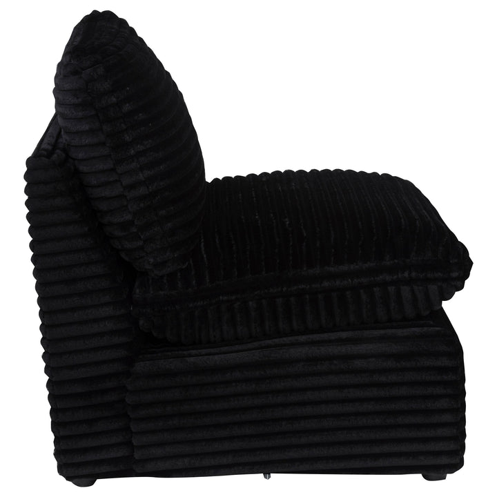 Collins Modular Armless Chair Black