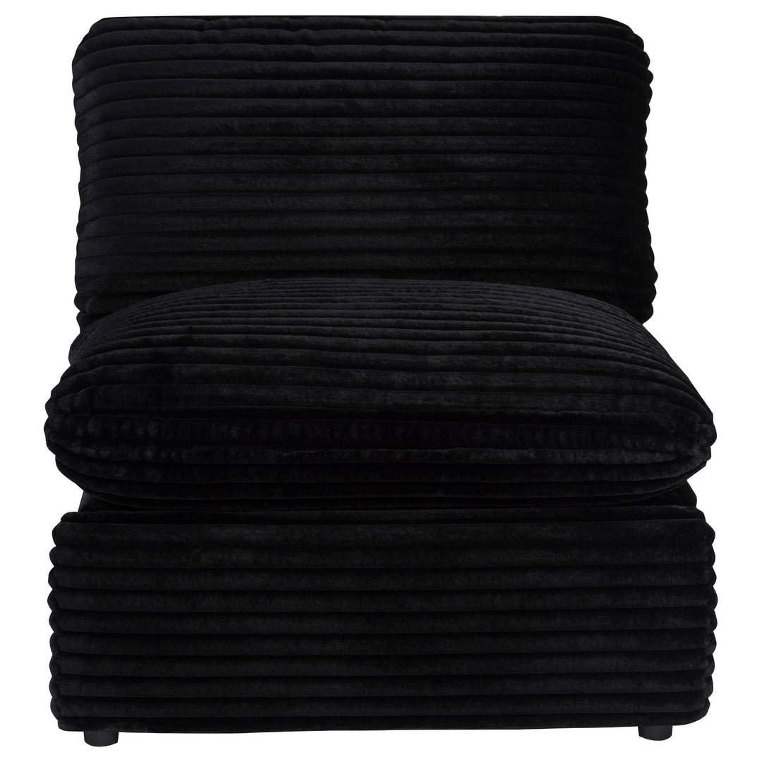 Collins Modular Power Armless Recliner Black