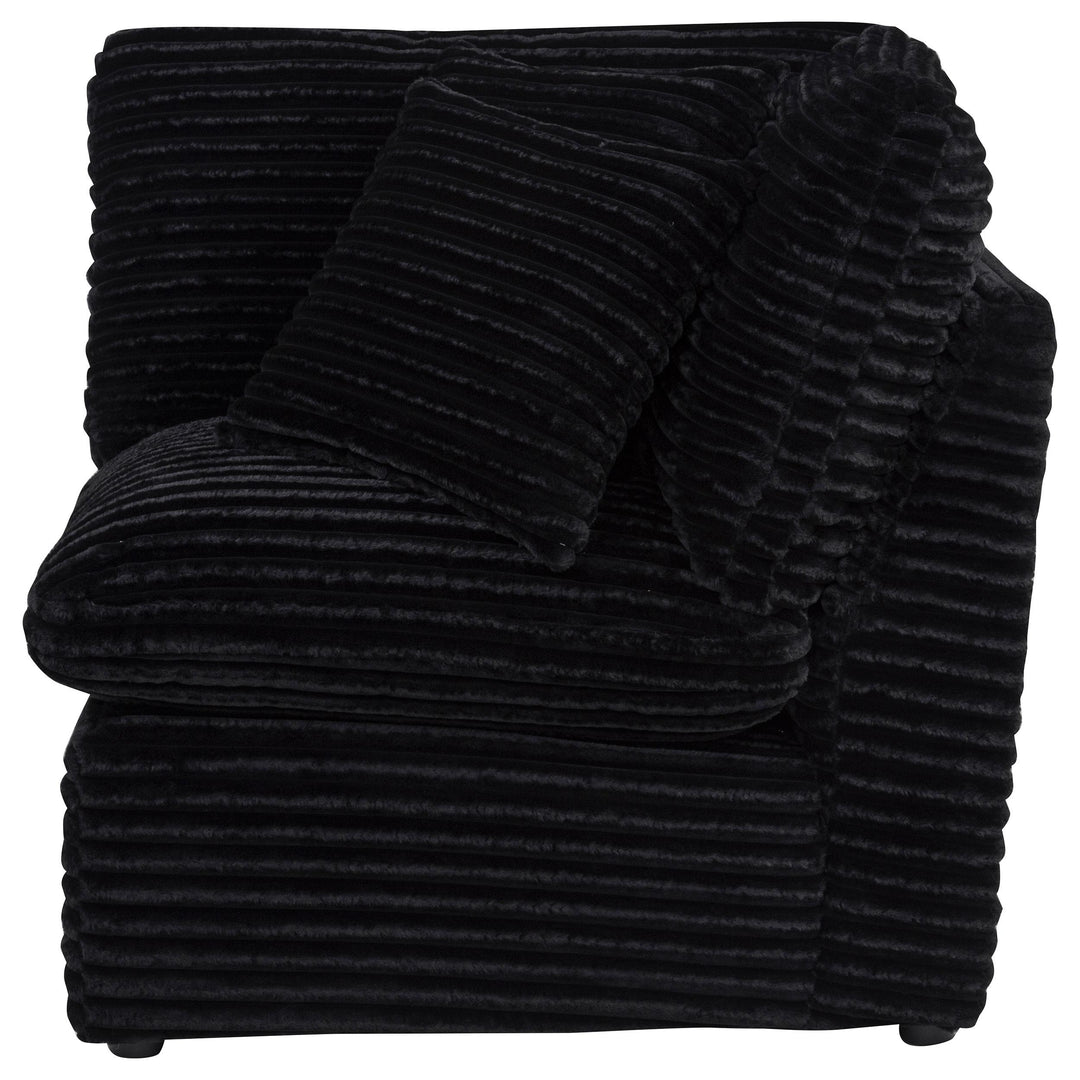Collins Modular Corner Chair Black