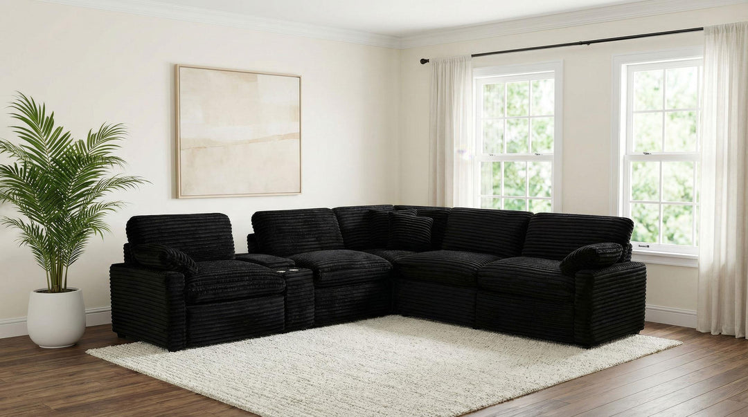 Collins Modular LAF Power Recliner Black