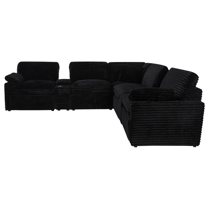 Collins 7-piece Modular Power Reclining Sectional Black