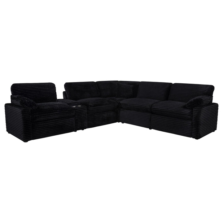 Collins 6-piece Modular Power Reclining Sectional Black