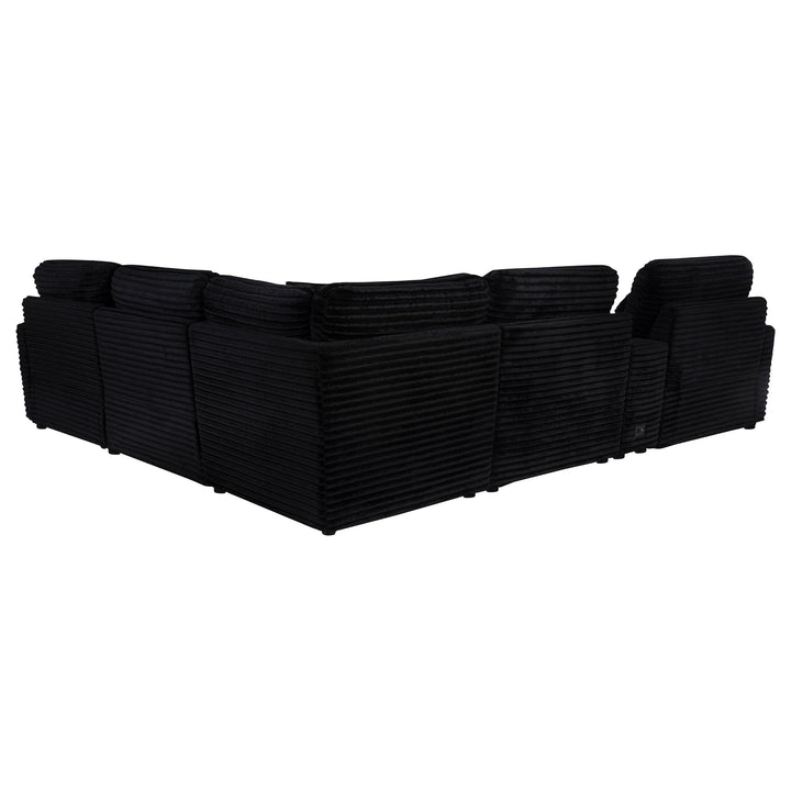 Collins 6-piece Modular Power Reclining Sectional Black