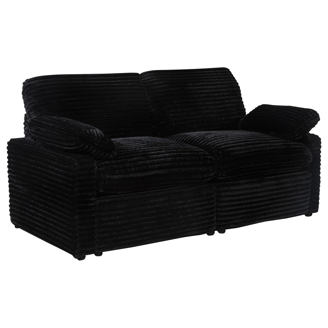 Collins Modular Power Loveseat Black
