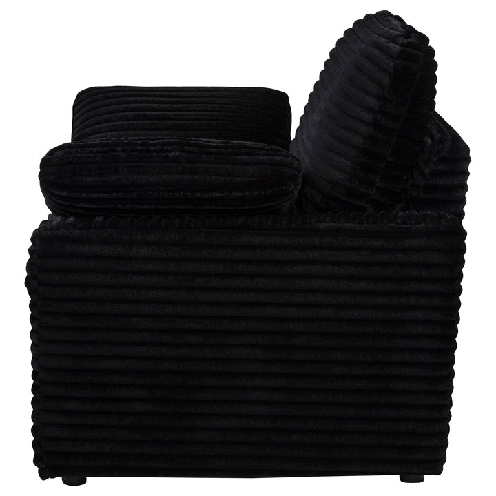 Collins Upholstered Power Recliner Chair Black