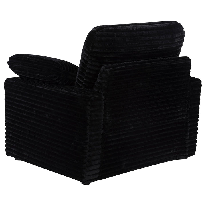 Collins Upholstered Power Recliner Chair Black