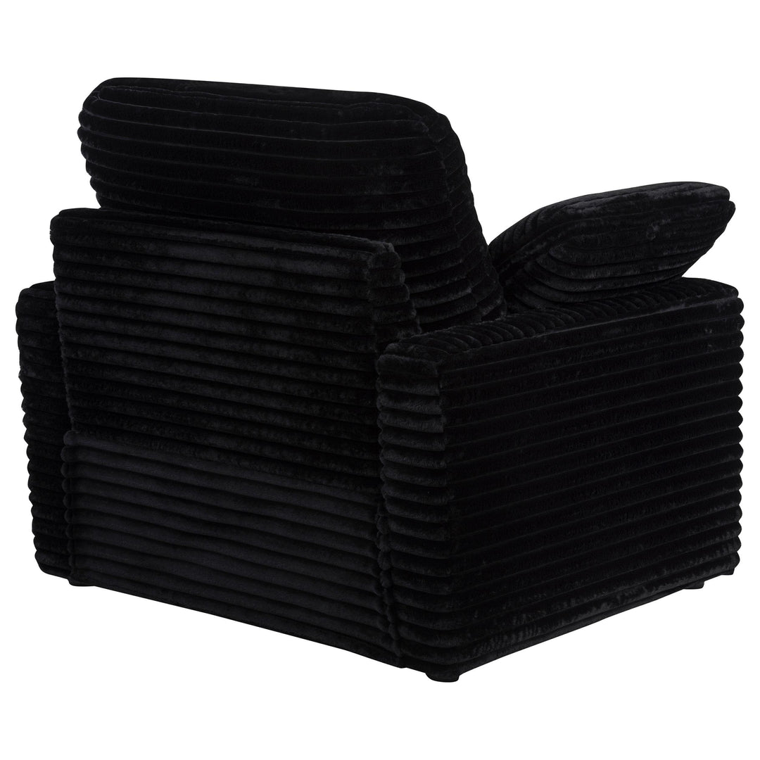 Collins Upholstered Power Recliner Chair Black