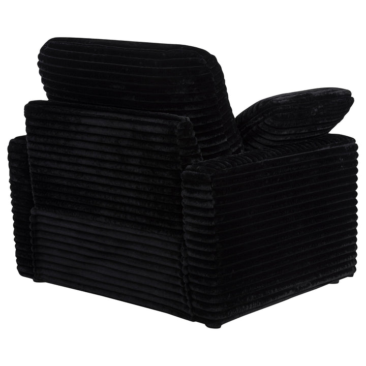 Collins Upholstered Power Recliner Chair Black