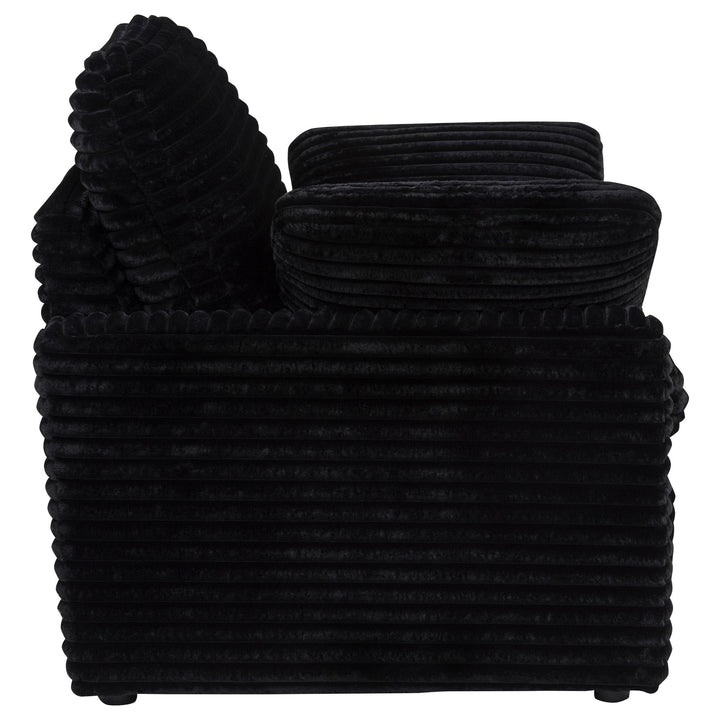 Collins Upholstered Power Recliner Chair Black