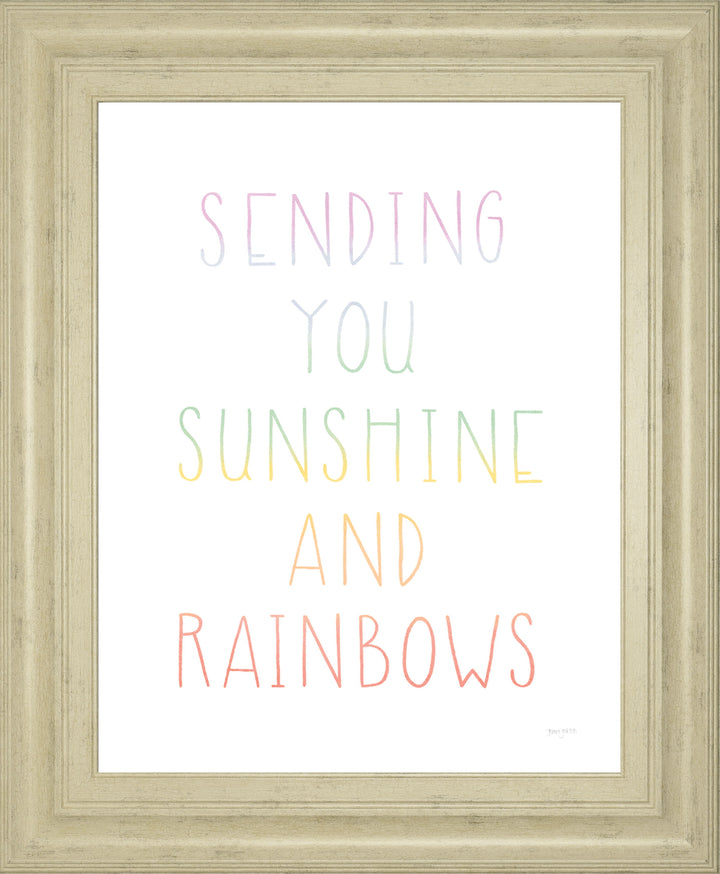 Lets Chase Rainbows VI By Jenaya Jackson - Framed Print Wall Art - White