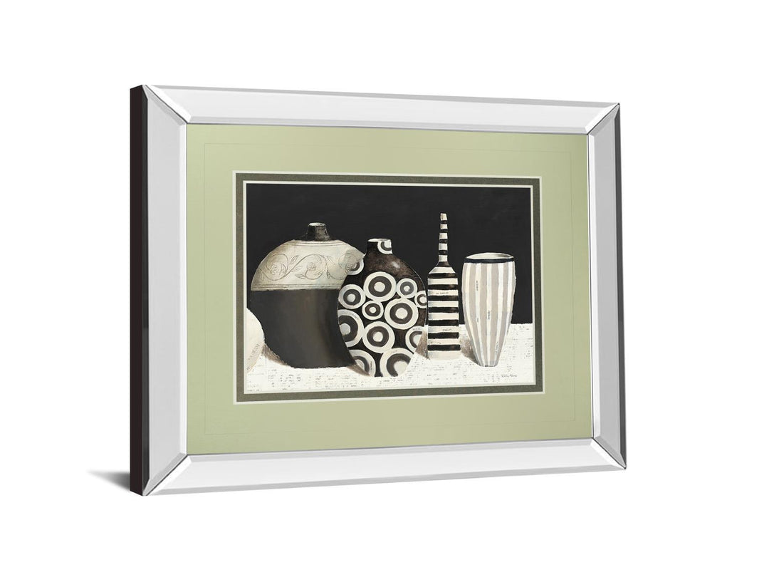 Object D 'art By Emily Adams - Mirror Framed Print Wall Art - Black