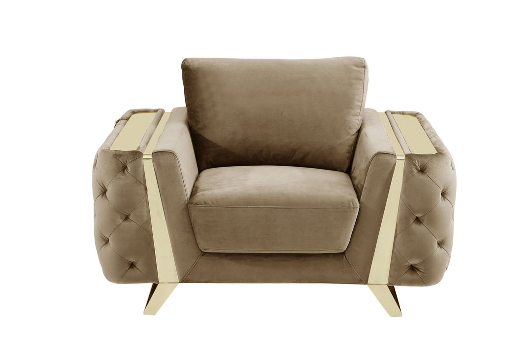 1051 - Contemporary Velvet Chair