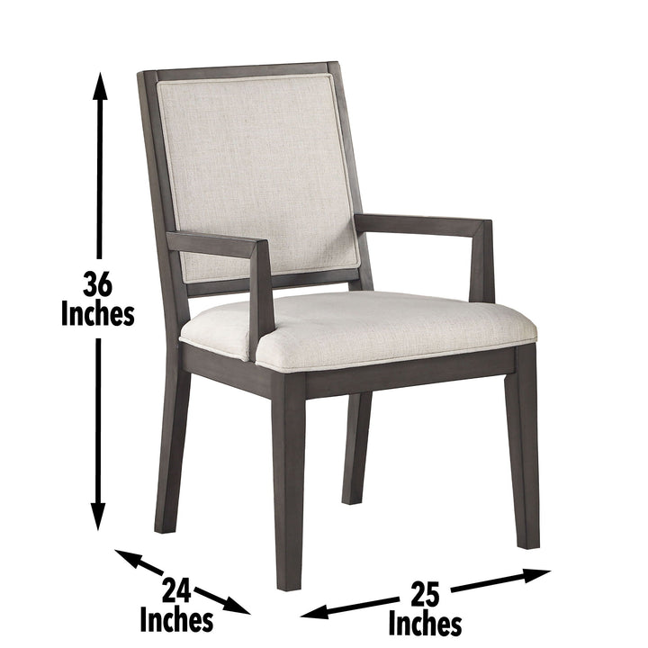 Mila - Arm Chair (Set of 2) - White