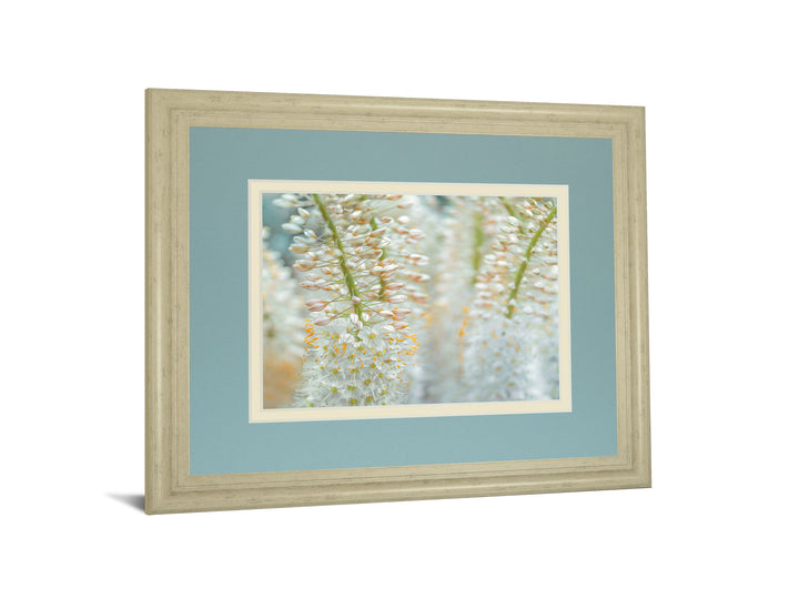 Humbled By Frank Assaf - Framed Print Wall Art - Light Blue