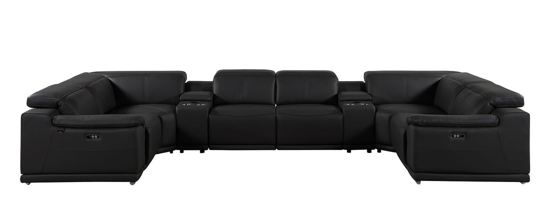 9762 - 8-Piece U Shaped Sectional Sofa With 4 Power Recliner