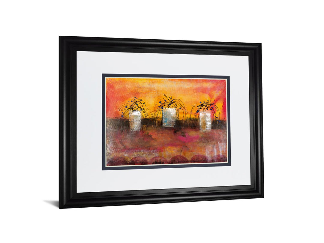 Old Boxes IIl By Elliot - Framed Print Wall Art - Orange