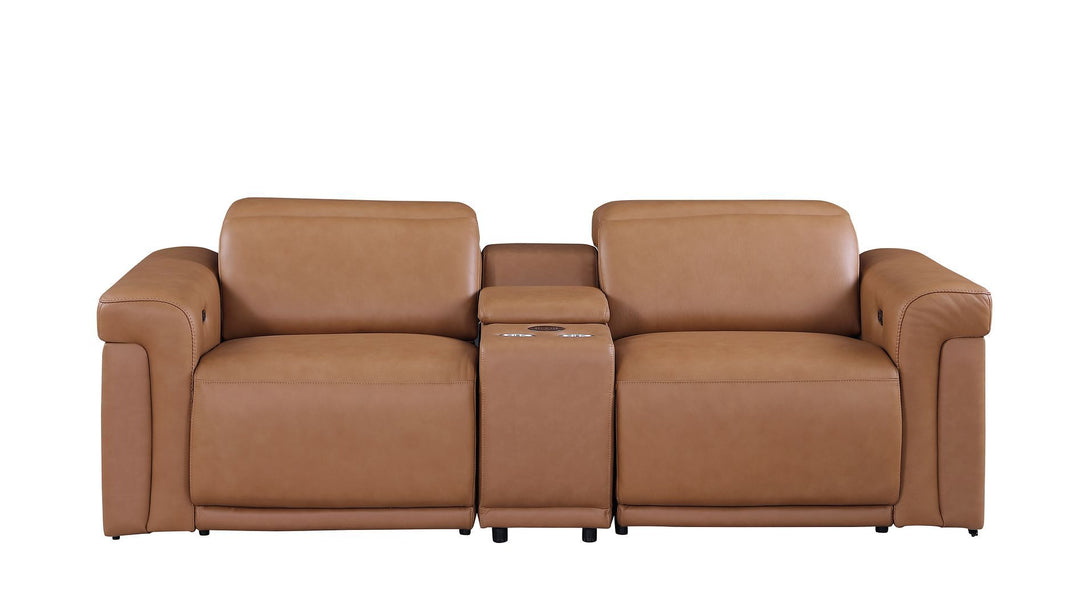 1126 - 3-Piece Modular Power Reclining Loveseat In With 2 Power Recliners &amp; Power Headrests