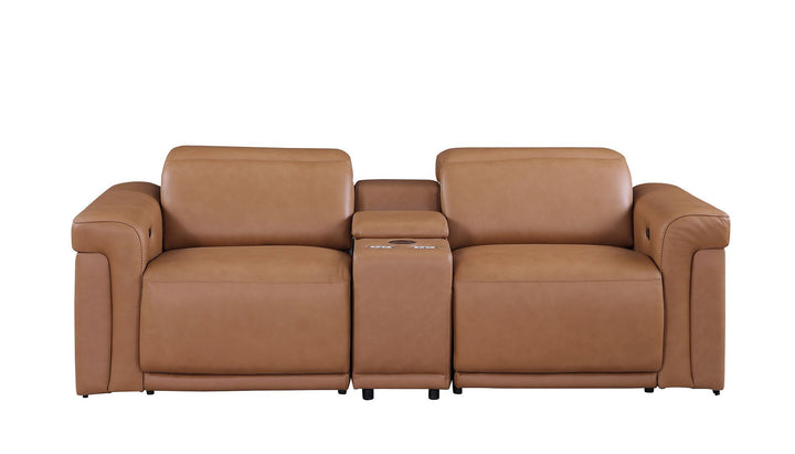 1126 - 3-Piece Modular Power Reclining Loveseat In With 2 Power Recliners &amp; Power Headrests