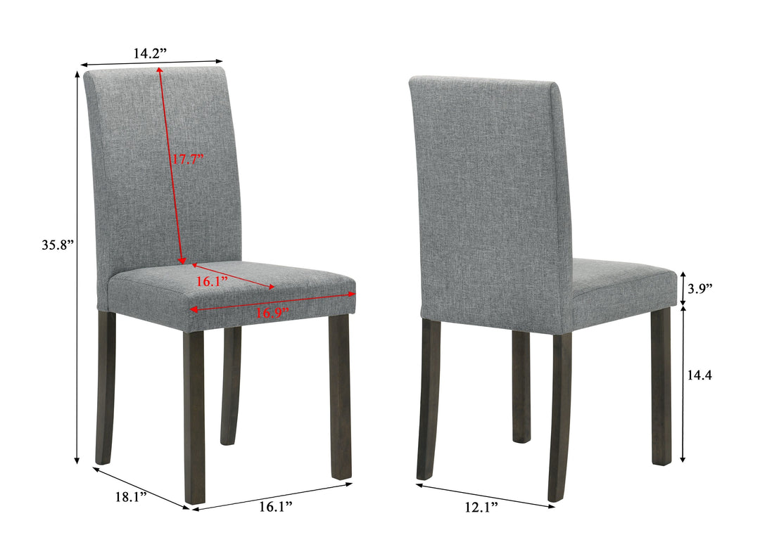 Melshire - Side Chair (Set of 2) - Gray