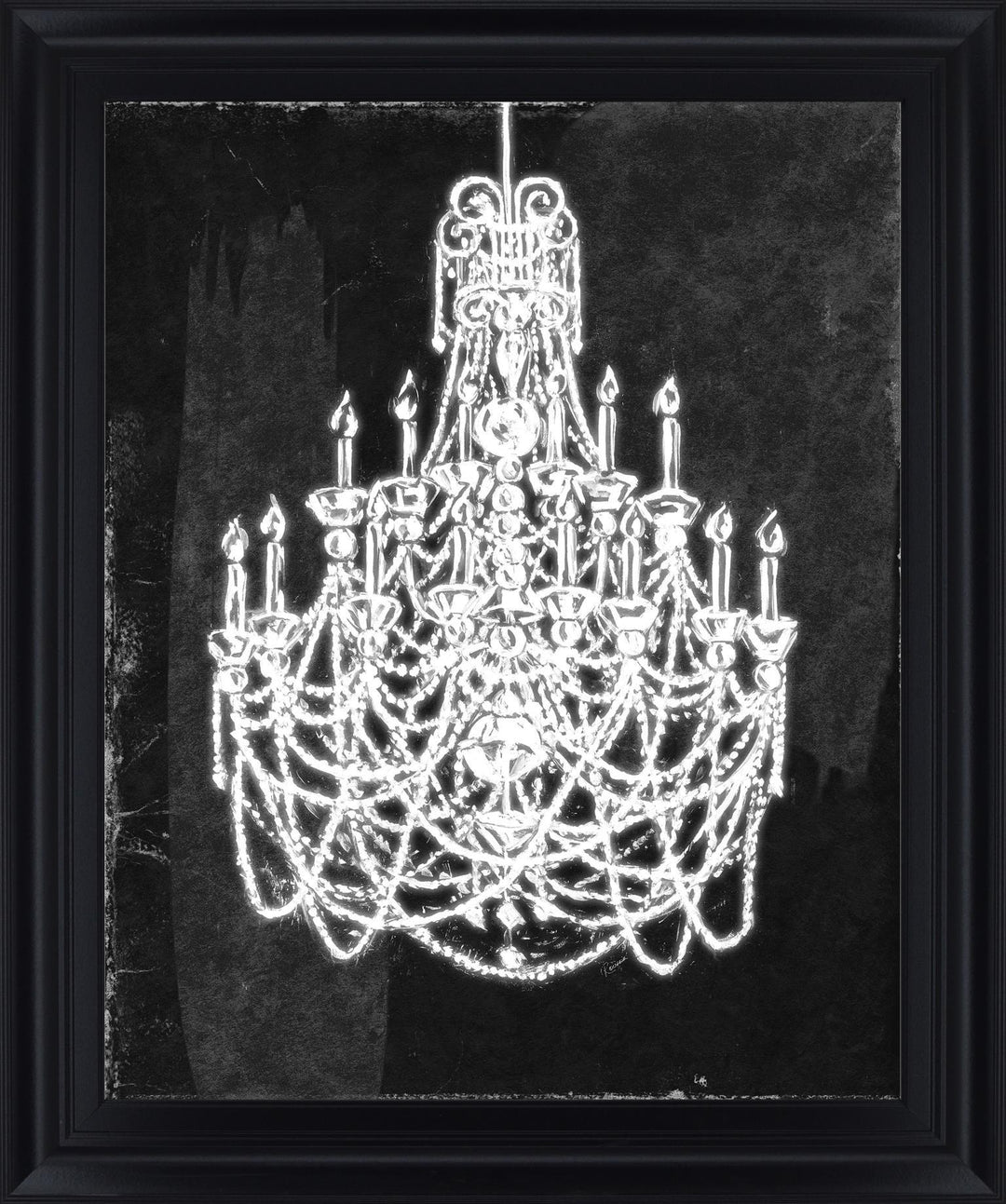 Luminous Elegance - 28" x 34" Framed Wall Art