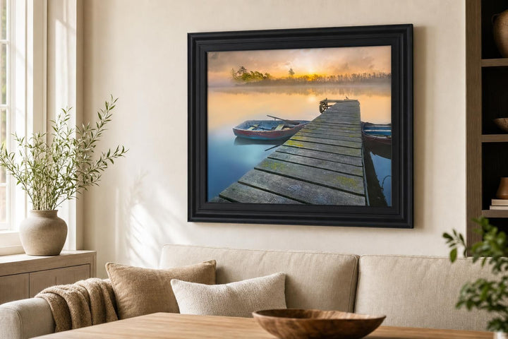 Weathered Pier By Mike Calascibetta - Blue
