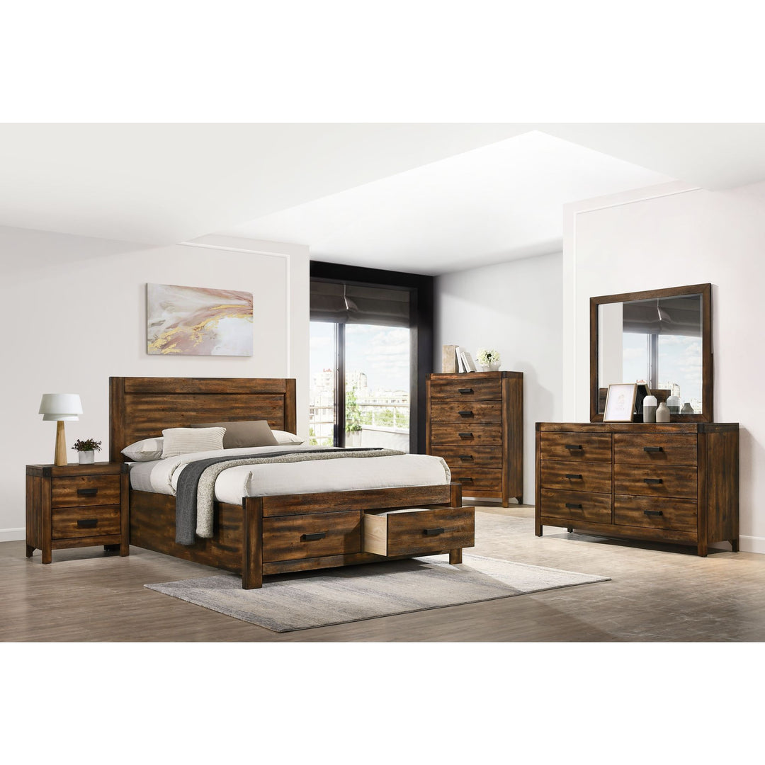 Warner - Platform Storage Bedroom Set