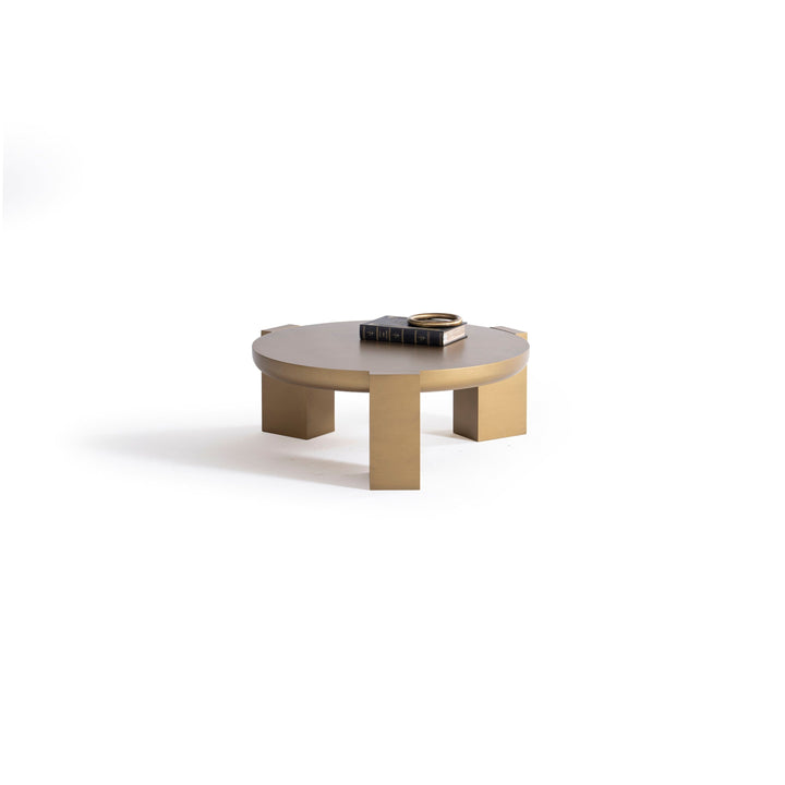 674 Gold Coffee with End Table