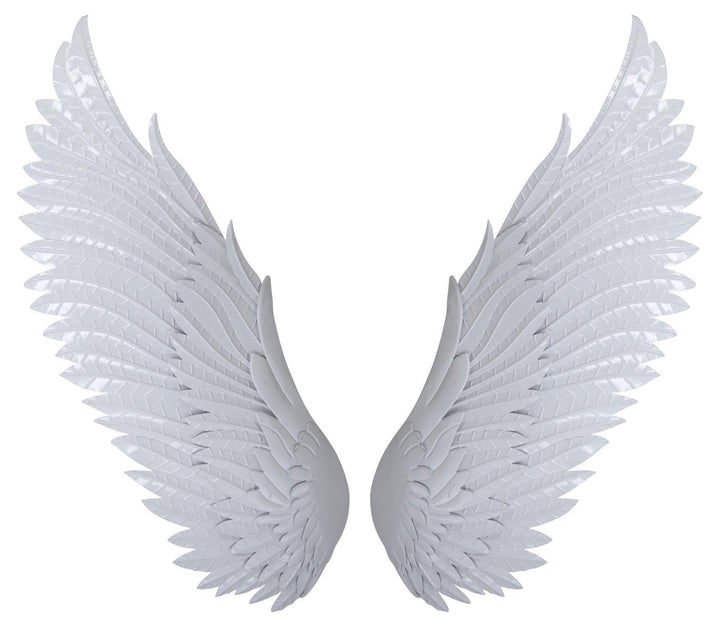 Metal Wall Decor Wings - Light Blue