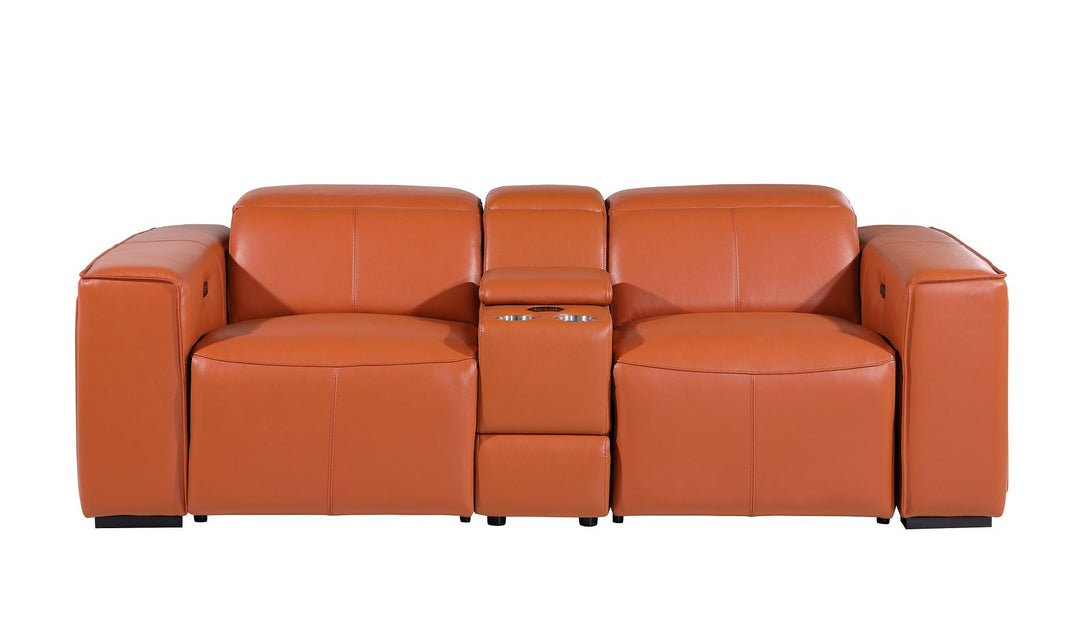 1224 - 3-Piece Modular Power Reclining Loveseat In With 2 Power Recliners &amp; Power Headrests