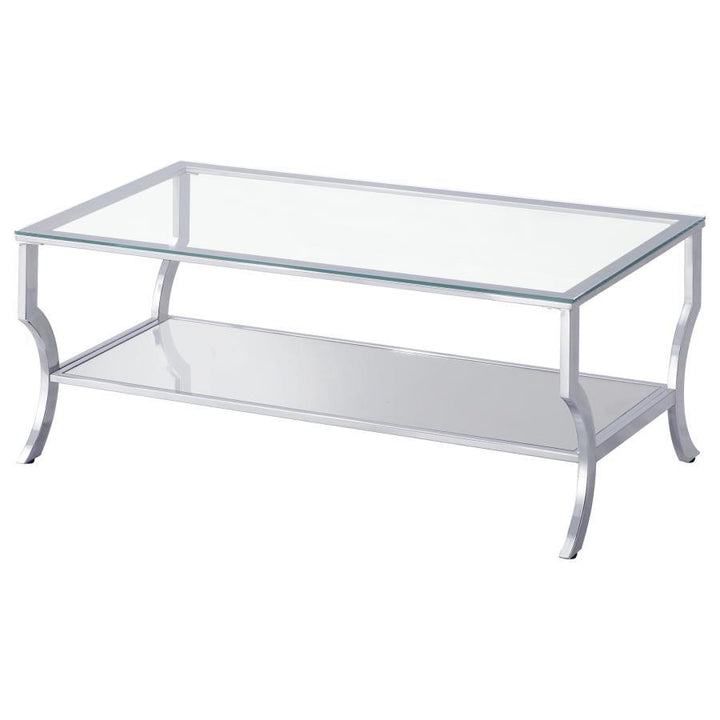 Saide - Glass Top Coffee And End Table Set