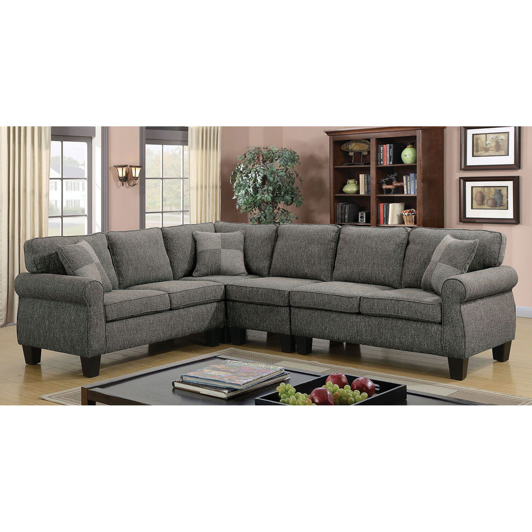 Rhian - Sectional - Dark Gray