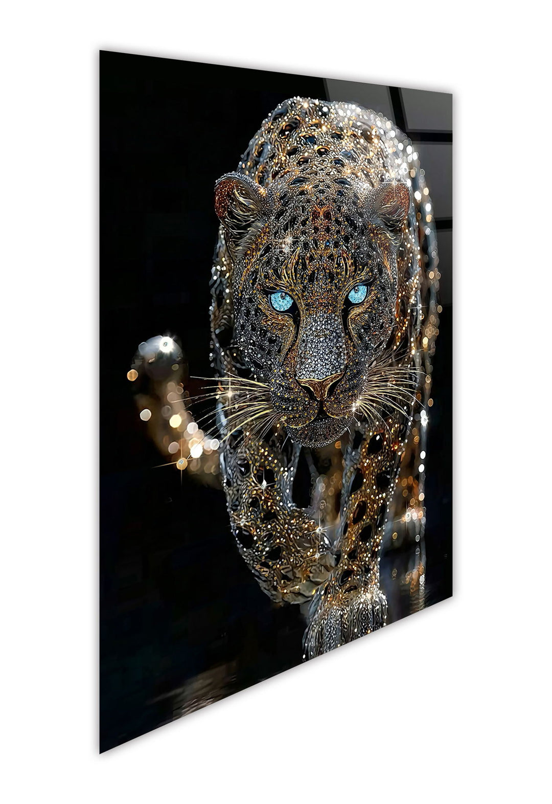 Starlit Sovereign II Tempered Glass With Foil &amp; Rhinestones - Black / Gold