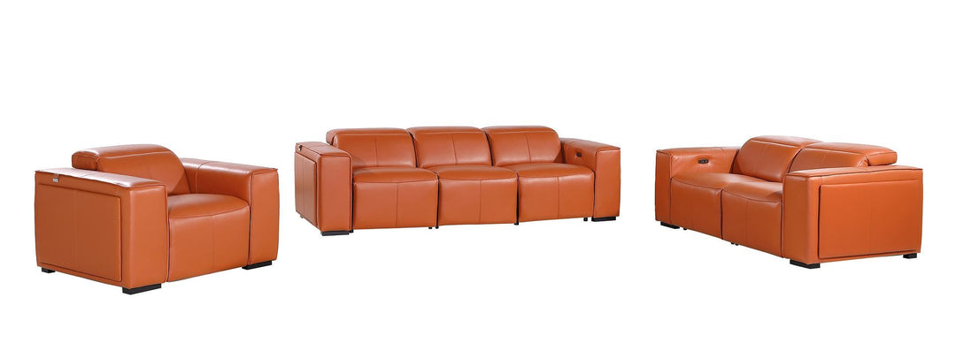 1224 - 6-Piece Modular Power Reclining Sofa, Loveseat &amp; Chair Set In With 5 Power Recliners &amp; Power Headrests