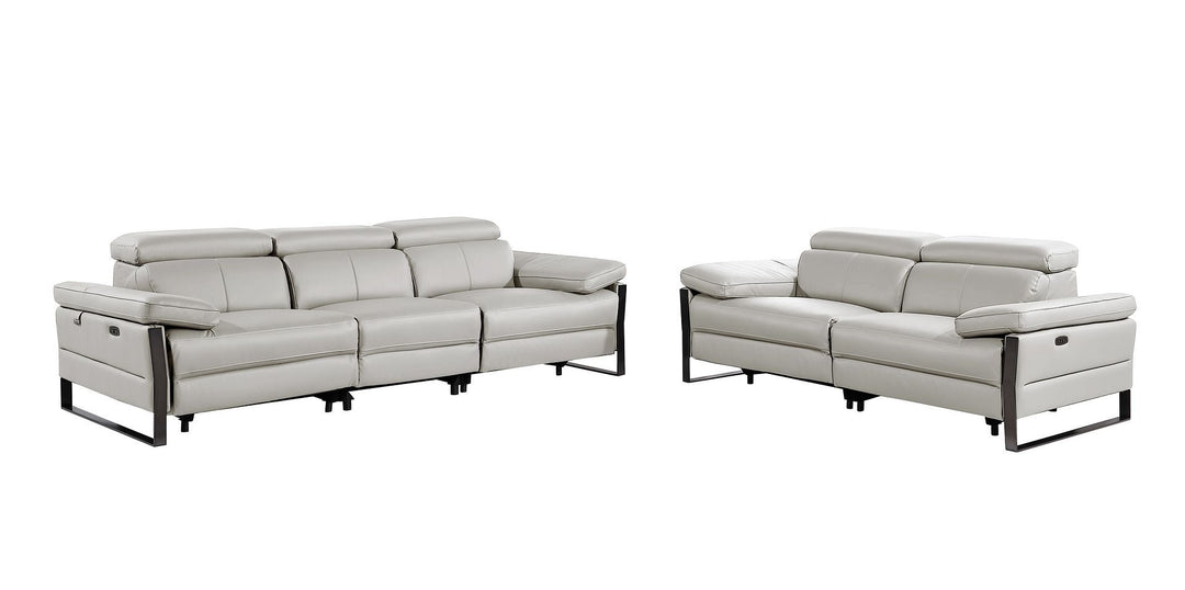 1246 - Modular Power Dual Reclining Sofa And Loveseat Set With Power Headrests