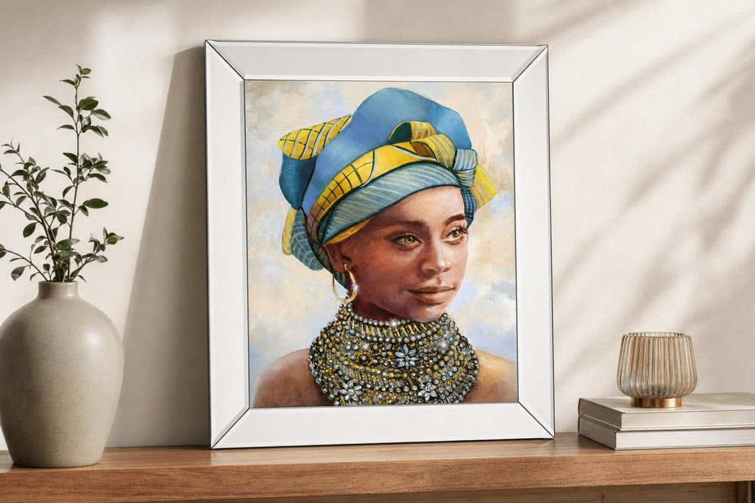 Soulful Beauty I By Donna Brooks - Light Blue