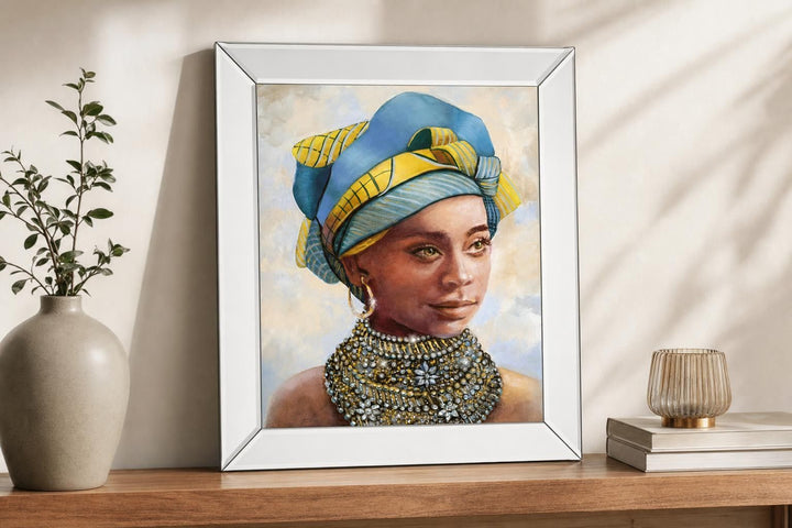 Soulful Beauty I By Donna Brooks - Light Blue