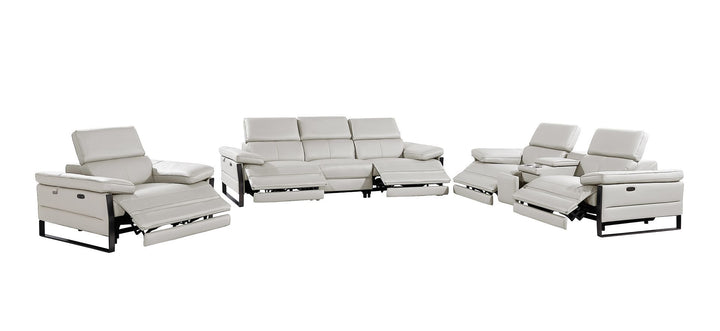 1246 - Modular Power Dual Reclining Sofa, Console Loveseat, And Chair Set With Power Headrests