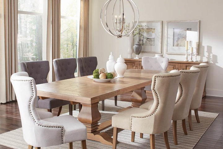 Florence - Extension Dining Table - Rustic Honey