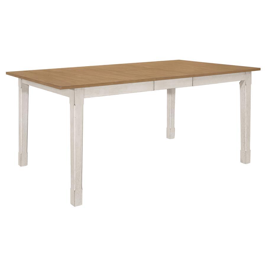 Kirby - Extension Leaf Dining Table - Rustic Off White