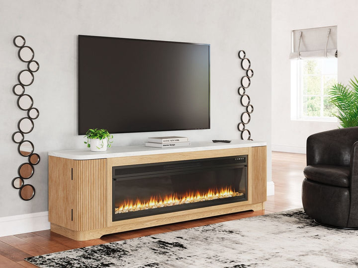 Camdill TV Stand - Light Brown Camdill TV Stand - Light Brown